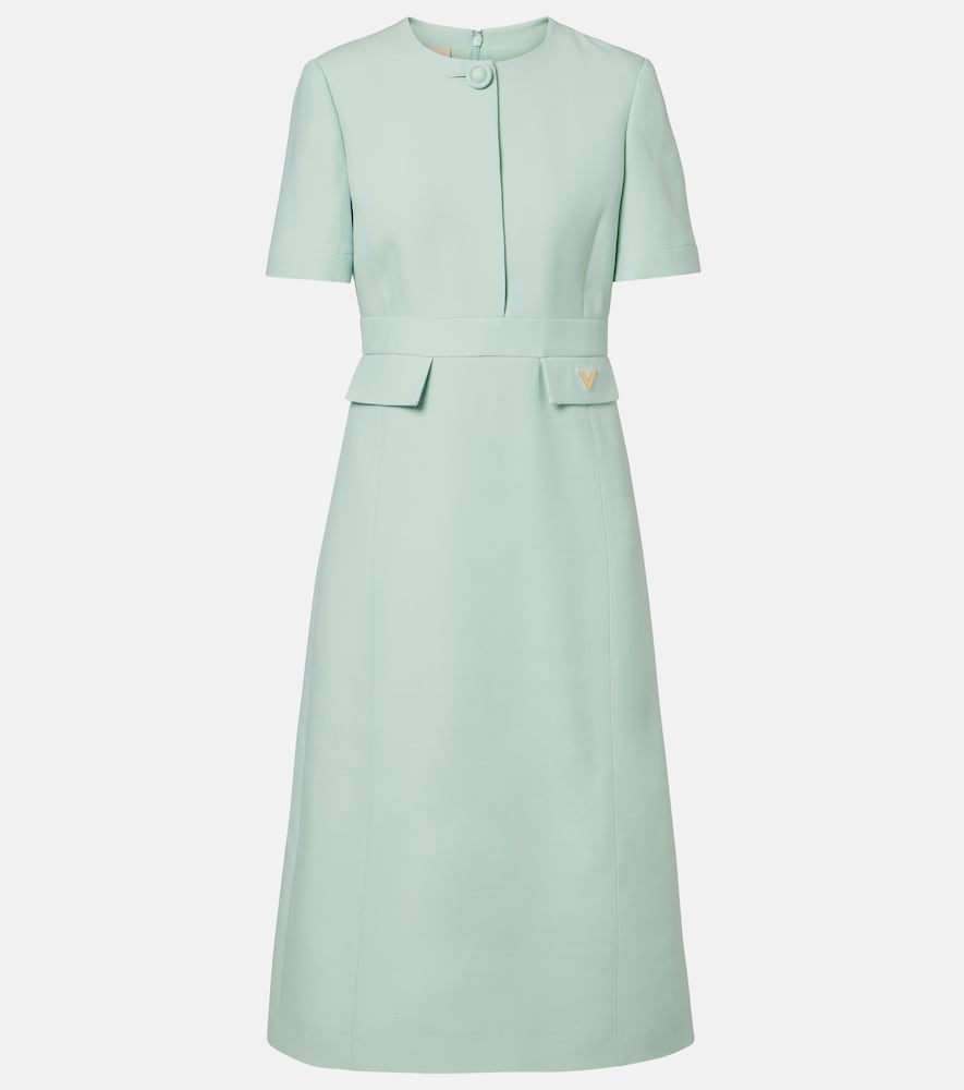Midikleid VGold aus Crêpe Couture