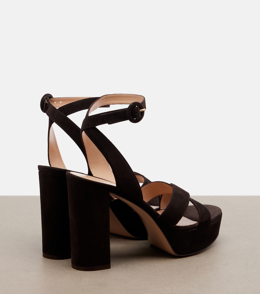 Sabrina Suede Platform Sandals