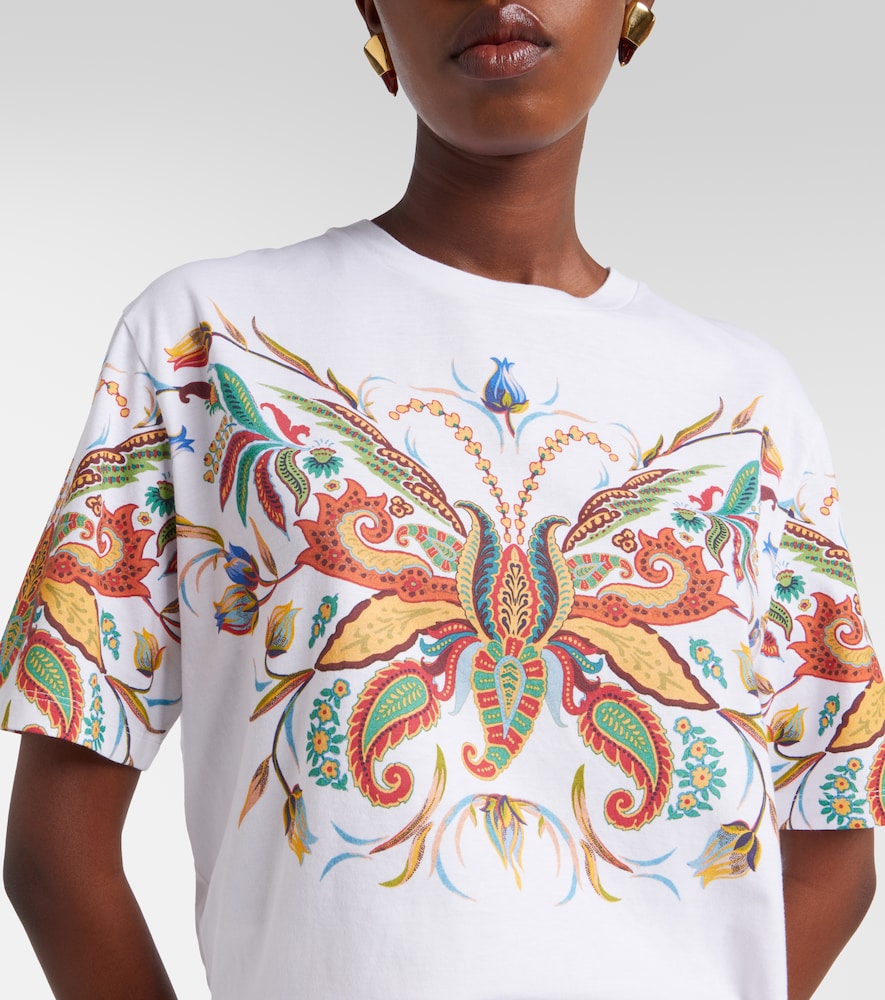  Etro Etro Printed Cotton Jersey T-shirt 