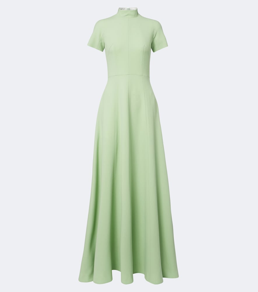 Robe Malinda aus Woll-Crêpe