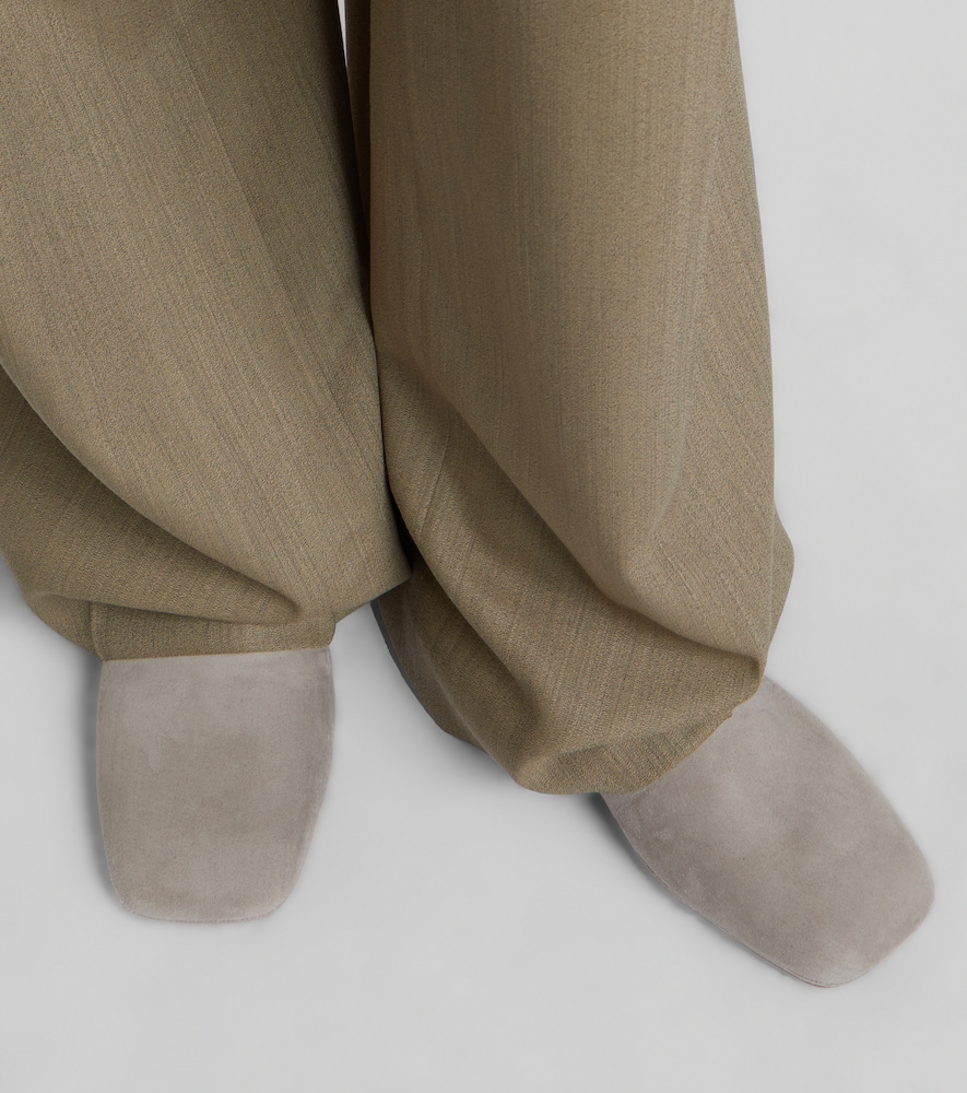  Calvin Klein Collection Calvin Klein Collection Hugh Suede Slippers 