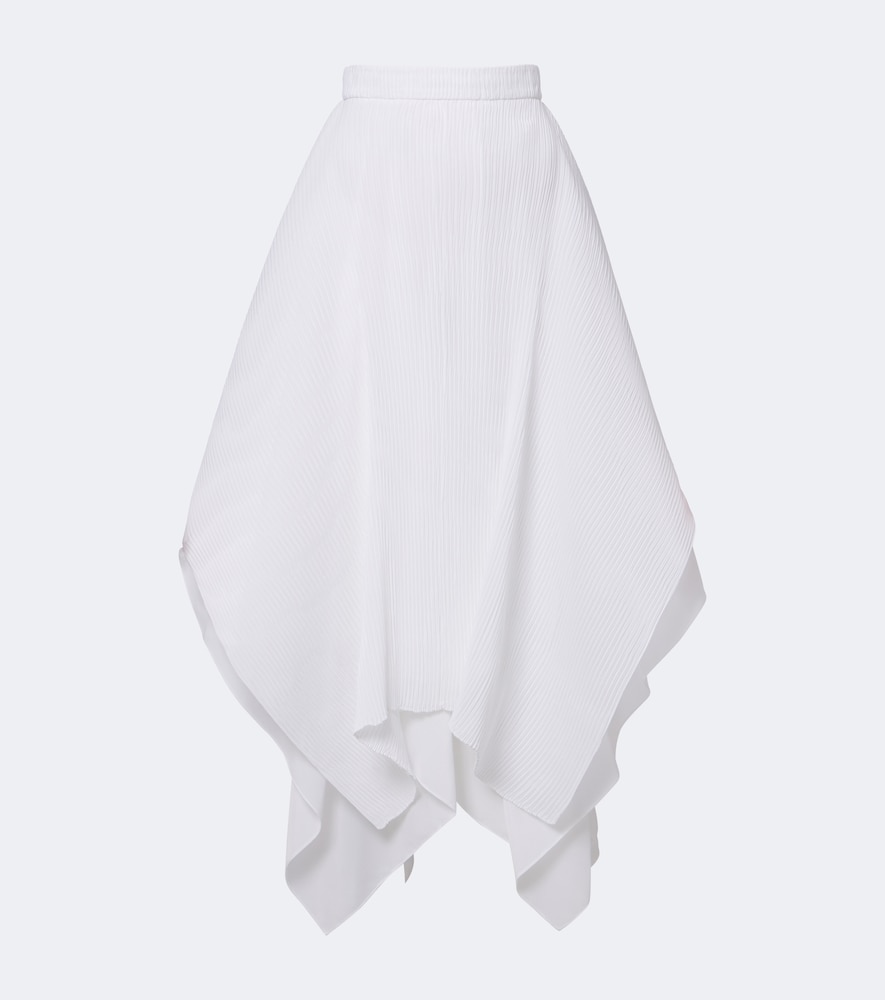 JW Anderson JW Anderson Pleated asymmetric midi skirt