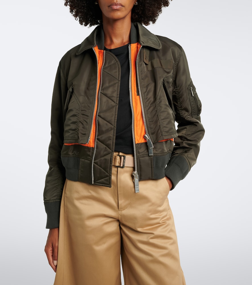 Layered Technical Bomber Jacket