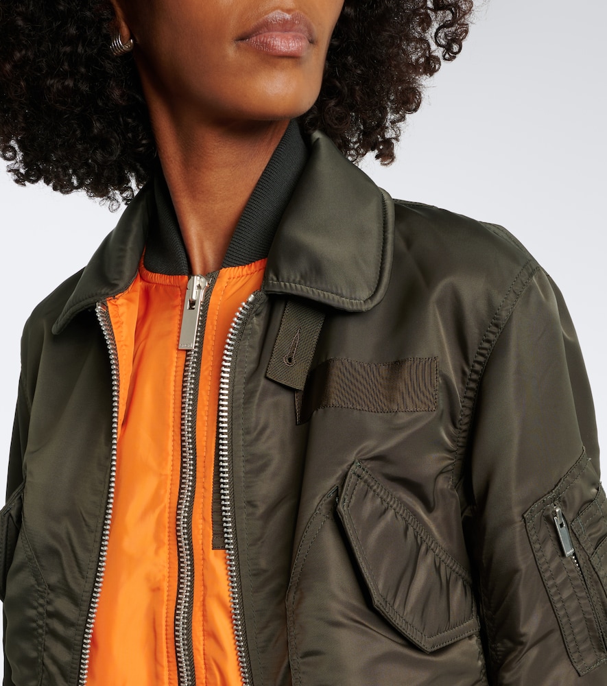 Layered Technical Bomber Jacket
