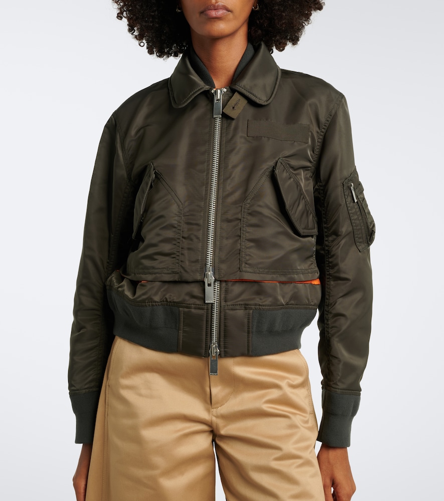 Layered Technical Bomber Jacket