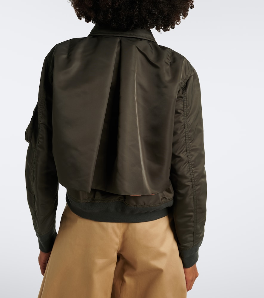 Layered Technical Bomber Jacket