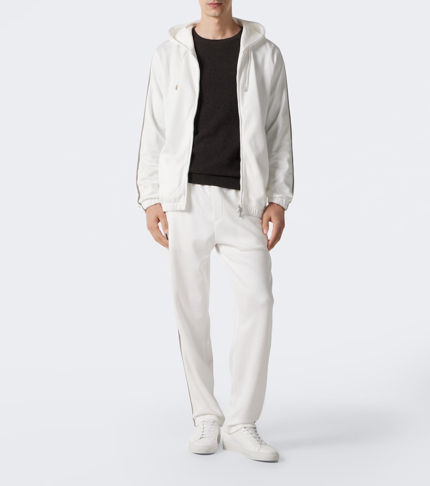 Cotton Zip-Up Hoodie