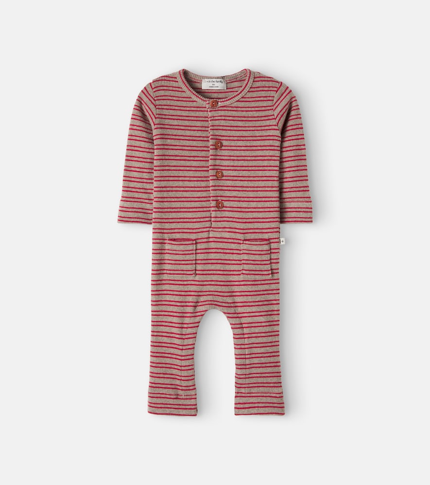 Baby – Tutina Goose in maglia a coste a righe