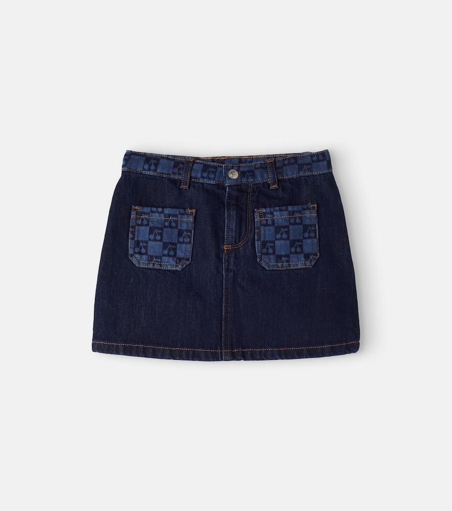 Bedruckter Jeansrock Tison