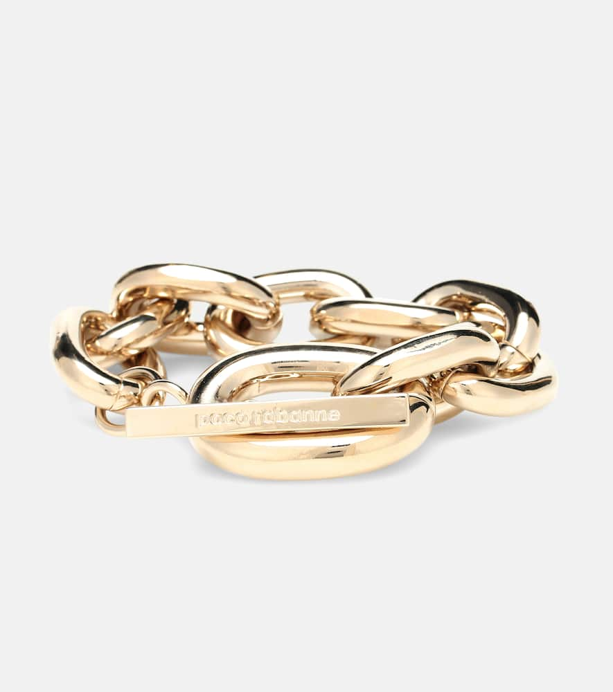 Shop Rabanne Chain Link Bracelet In Gold