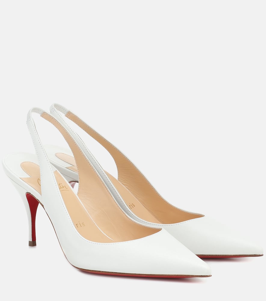 CHRISTIAN LOUBOUTIN Clare Sling 80皮革高跟鞋,P00467027