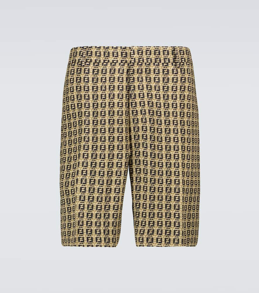 FENDI INTERLACE FF BERMUDA SHORTS,P00544347