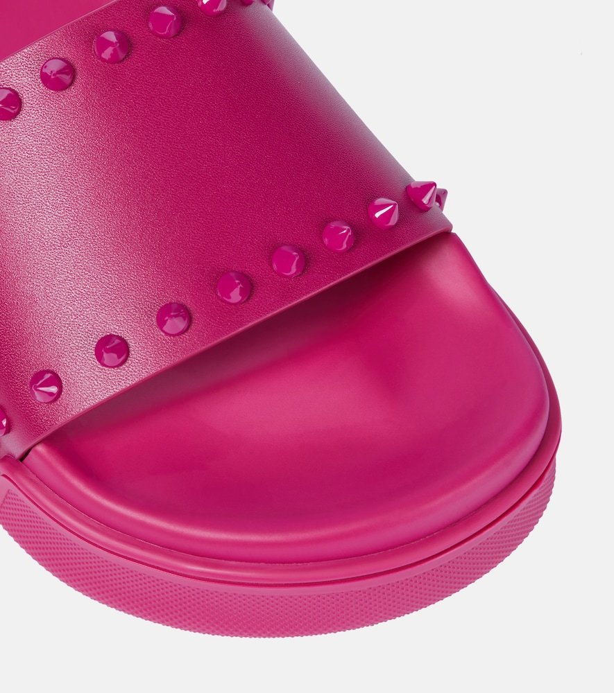  Christian Louboutin Christian Louboutin Pantoletten Pool Stud Mit Leder 