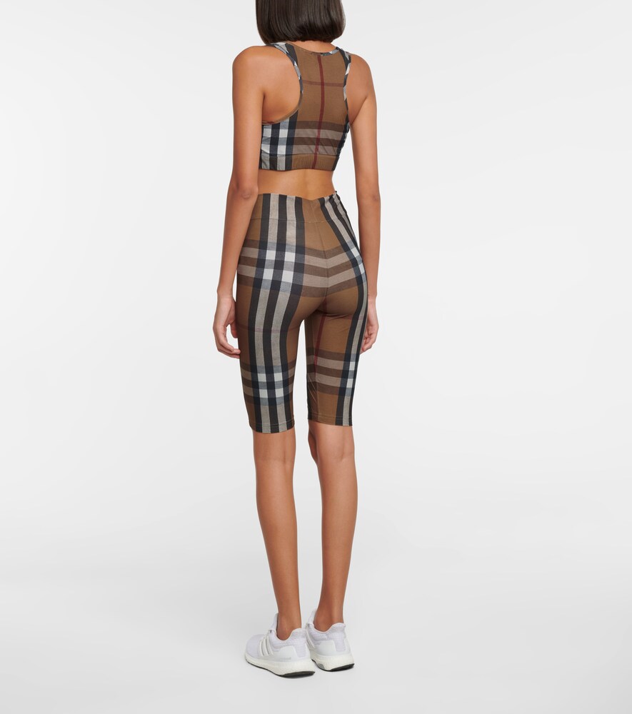 Burberry Andrea Check Bike Shorts | Smart Closet