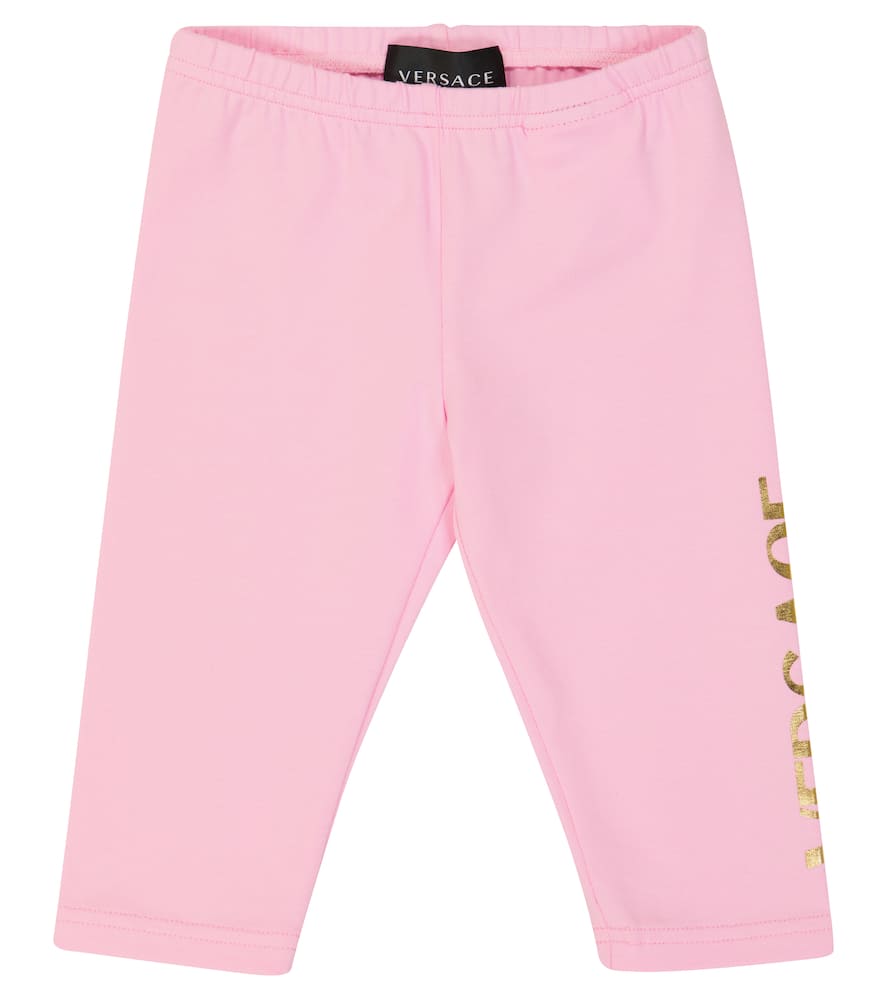Versace Kids Baby cotton-blend leggings