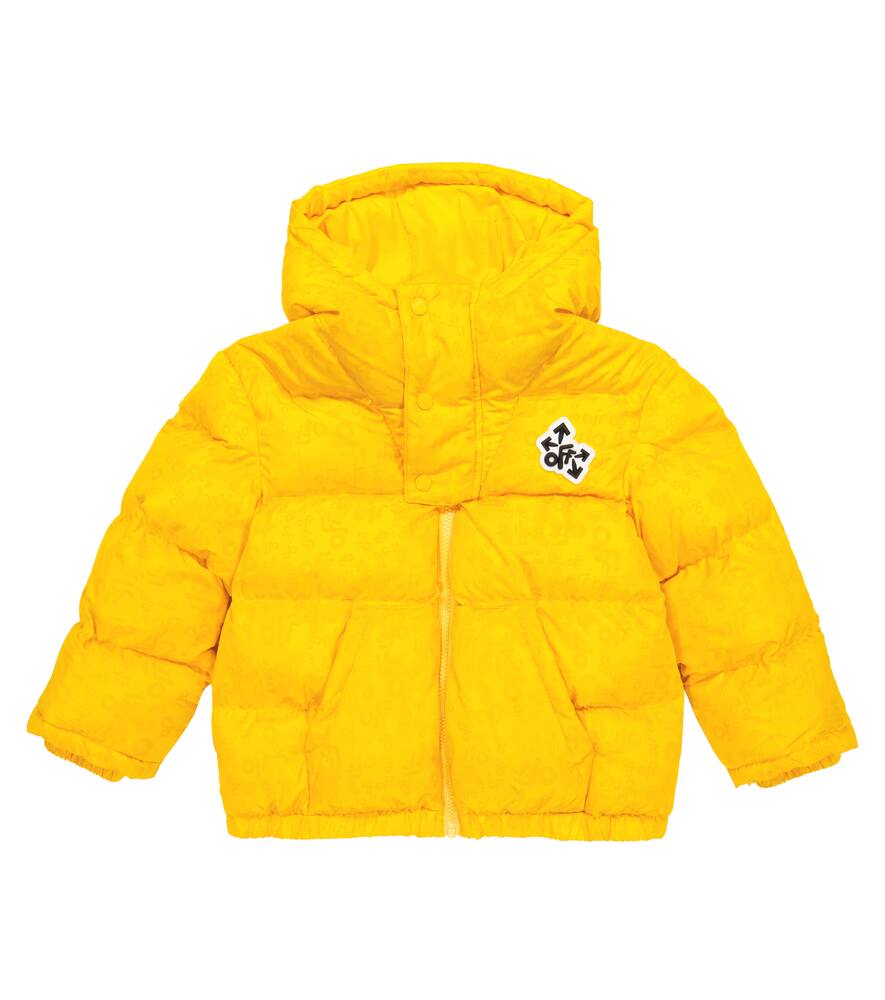 Off-White Kids Logo puffer jacket