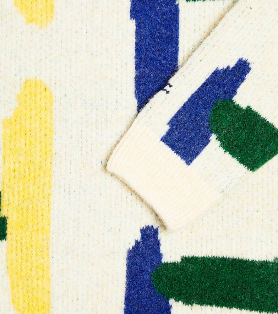 Bobo Choses Geometric Jacquard Sweater In Multicoloured