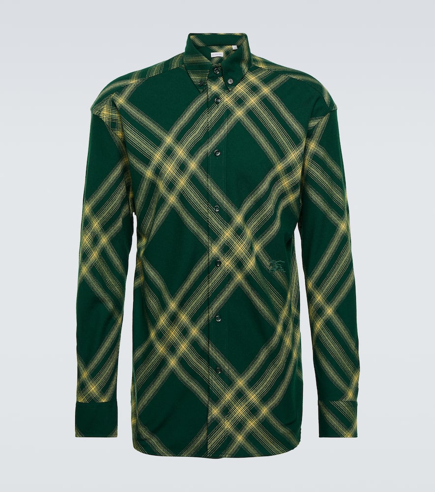 Burberry Check Wool Tailored Jacket In Primrose Ip Check
