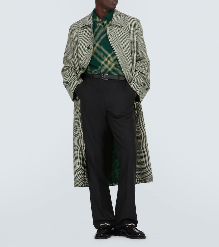 Burberry Check Wool Tailored Jacket In Primrose Ip Check