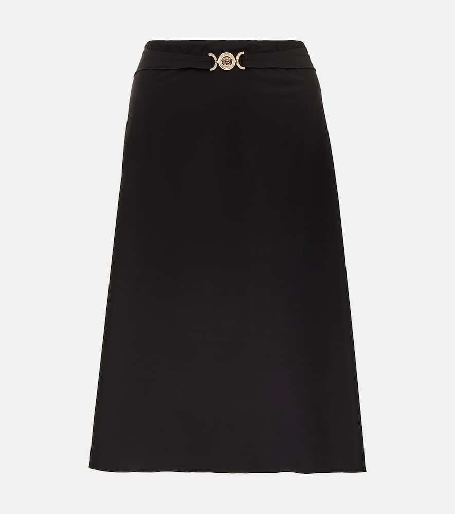 Versace Medusa jersey beach cover-up