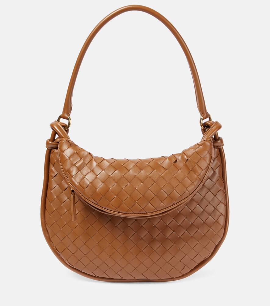 Bottega Veneta Gemelli Intrecciato leather shoulder bag