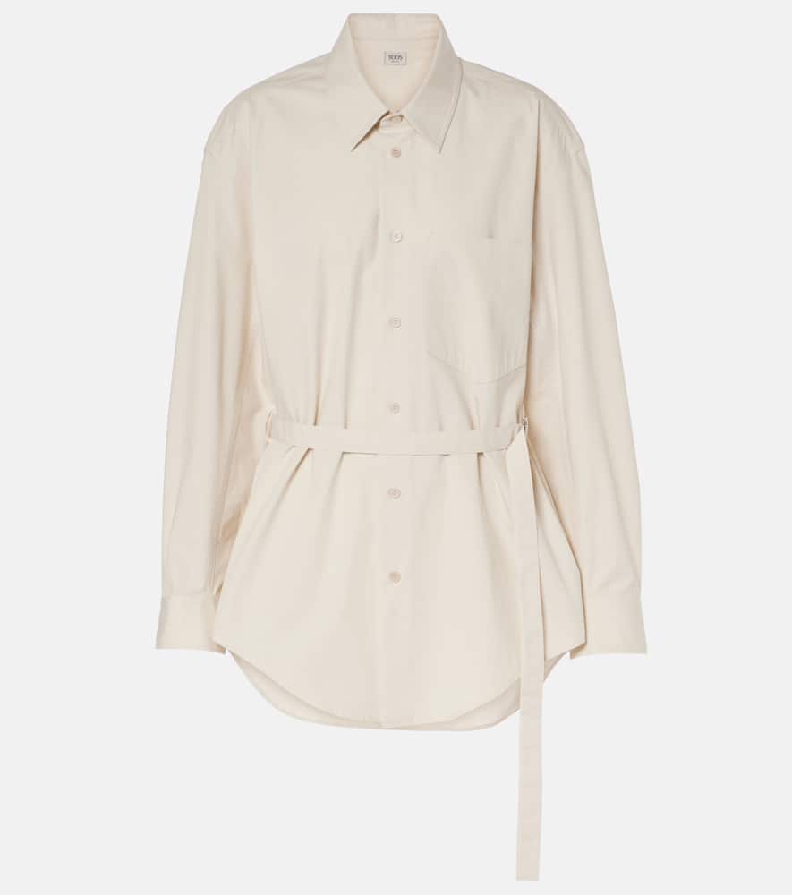 Cotton poplin shirt