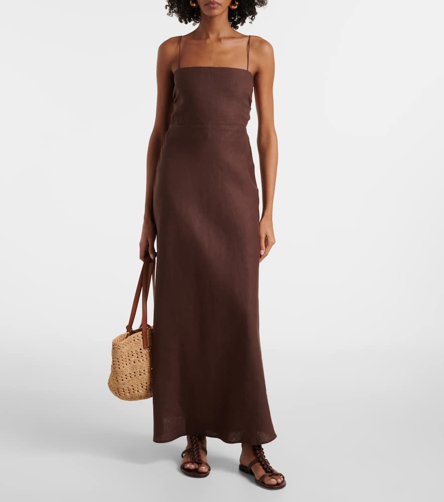 Gianvito Rossi Capua Leather Sandals In Brown