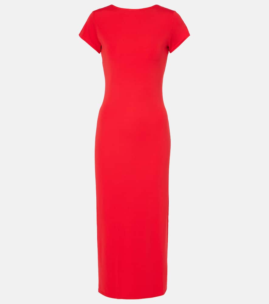 Jersey midi dress