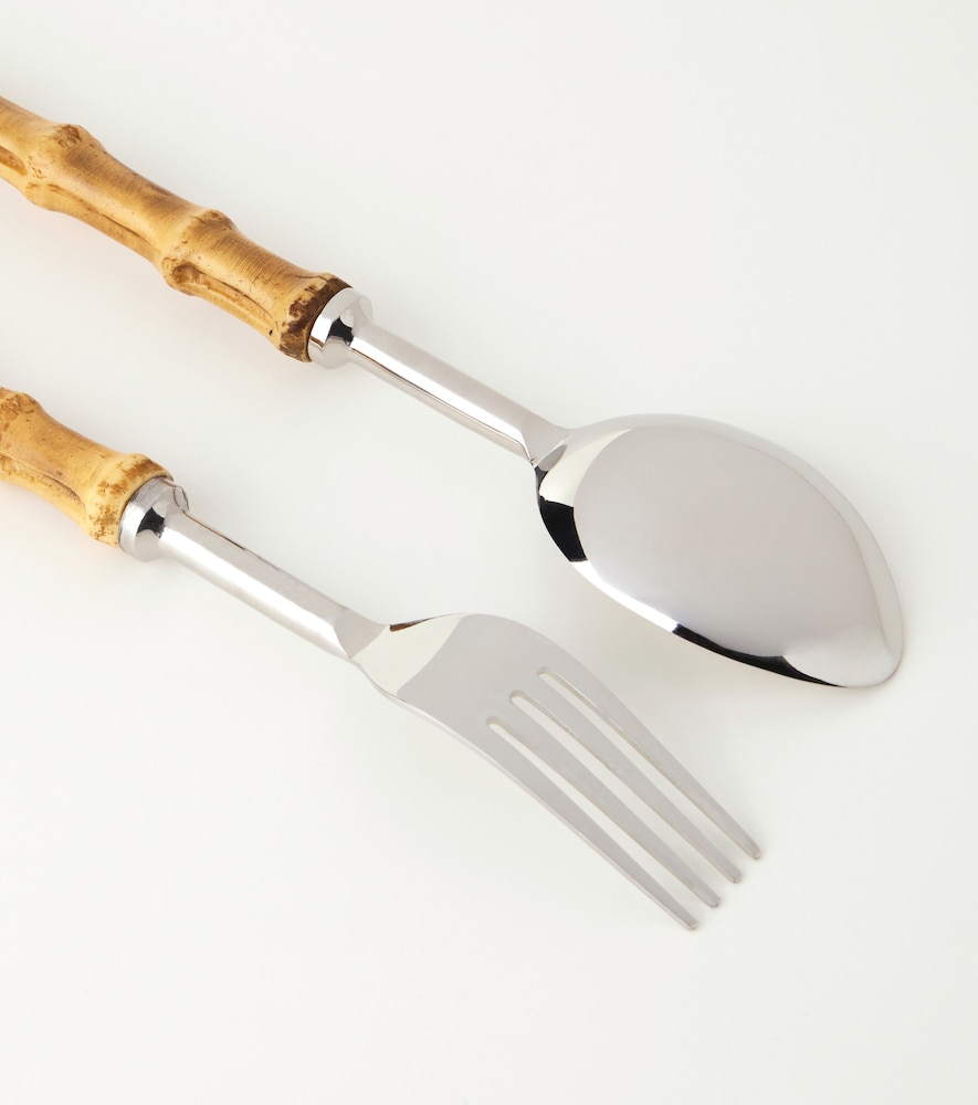  Les-ottomans Les-ottomans Bamboo Flatware Set 