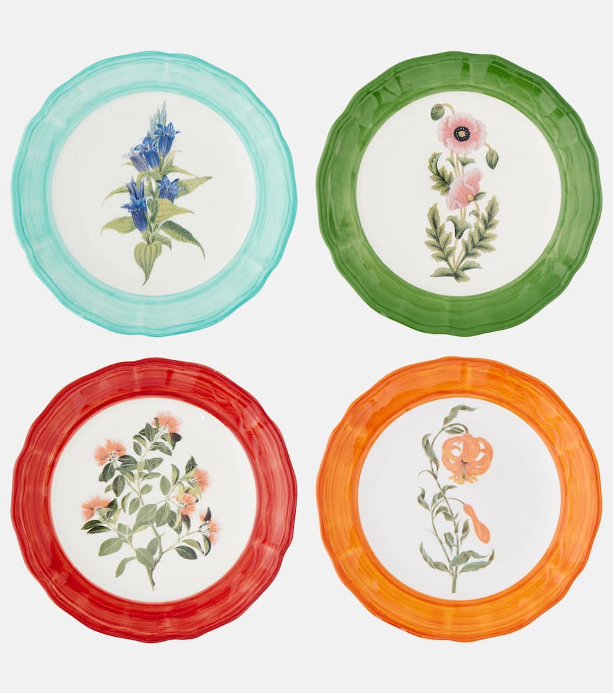 Les-Ottomans A Garden For The Sultan set of 4 plates