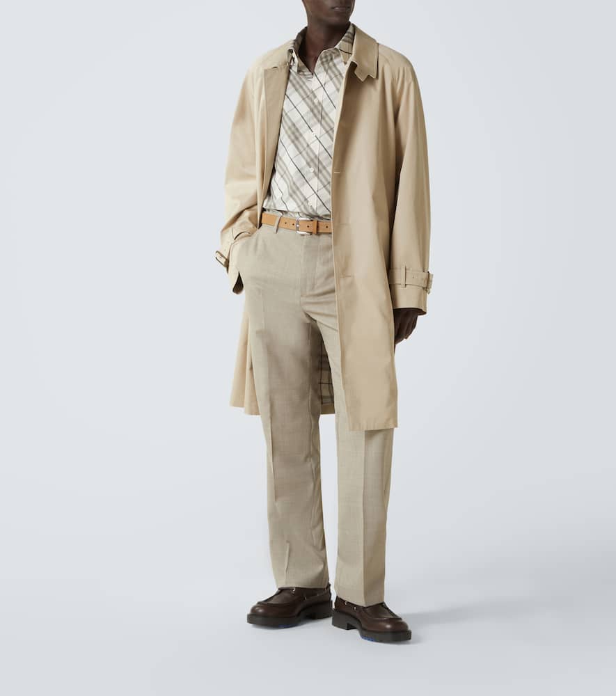Burberry Check Cotton Overshirt In Cotton Ip Check