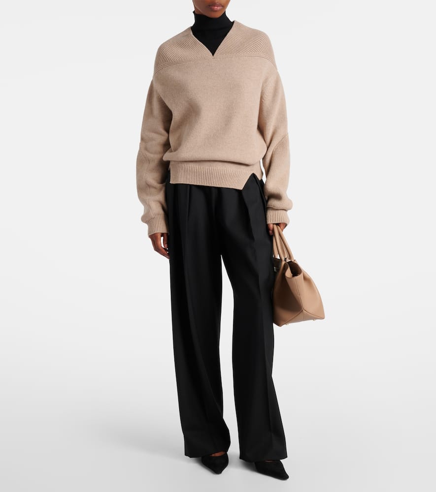 Demellier New York Midi Leather Tote Bag