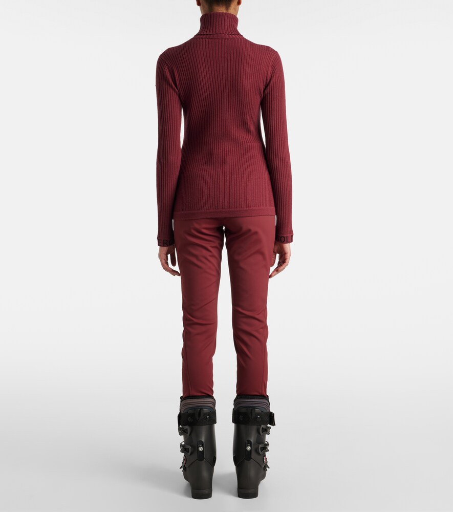 Mira Ribbed-Knit Turtleneck Sweater