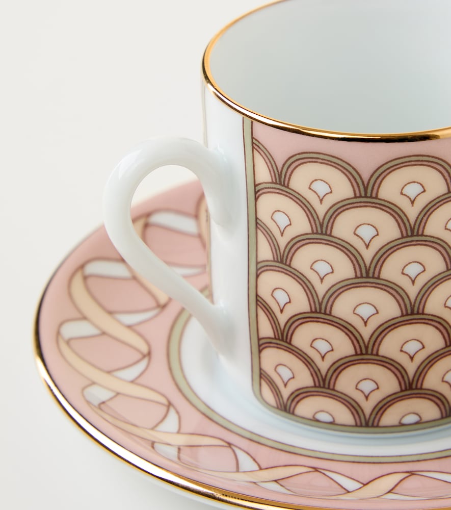  La Doublej La Doublej Set Impero Aus Zwei Espressotassen Und Untertassen 