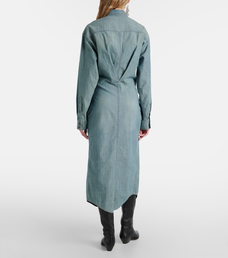 Nolwen Chambray Shirt Dress