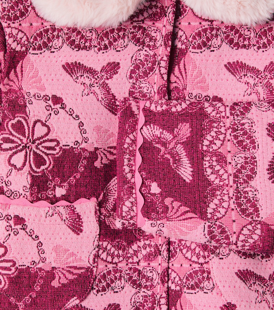  Bebe Organic Bebe Organic Nina Needlepoint Cotton-blend Jacket 
