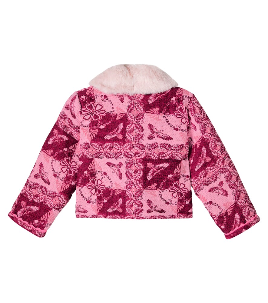  Bebe Organic Bebe Organic Nina Needlepoint Cotton-blend Jacket 