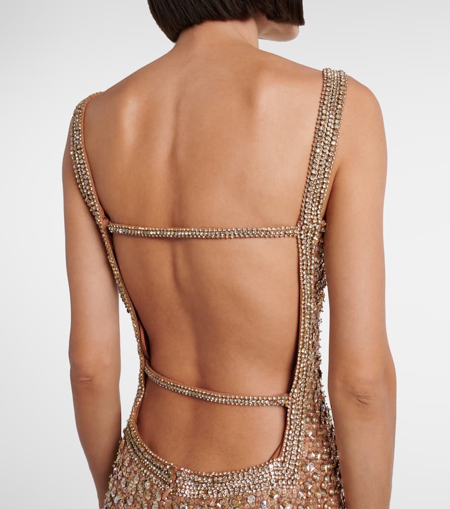 Jenny Packham Lotus Embellished Gown In Neutral