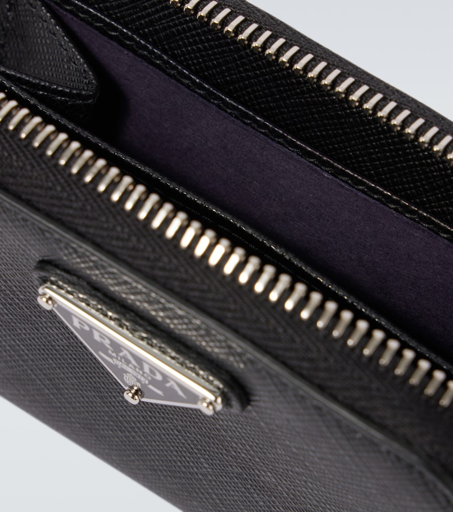  Prada Prada Logo Saffiano Leather Coin Purse 