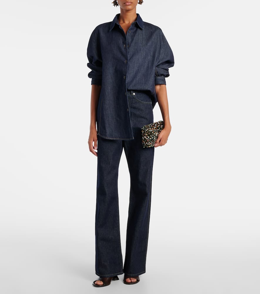Dries Van Noten Indigo Five-pocket Jeans In Blue