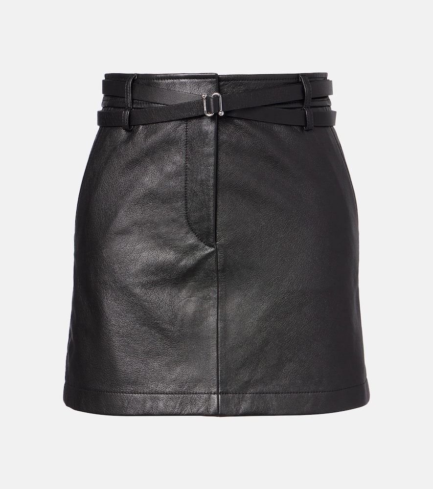 Patto leather miniskirt