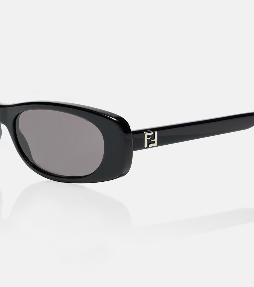  Fendi Fendi Ff Squared Oval Sunglasses 