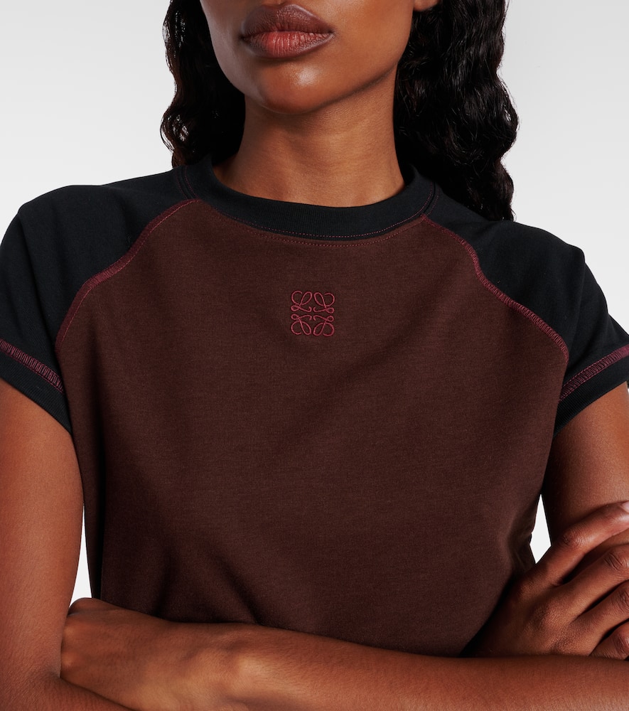 Loewe Slim Fit T-shirt In Cotton Blend In Multi