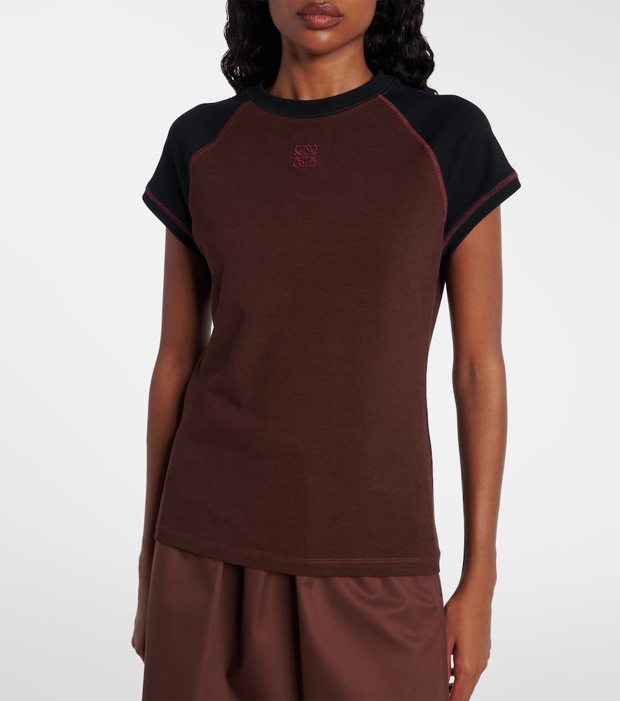 Loewe Slim Fit T-shirt In Cotton Blend In Multi