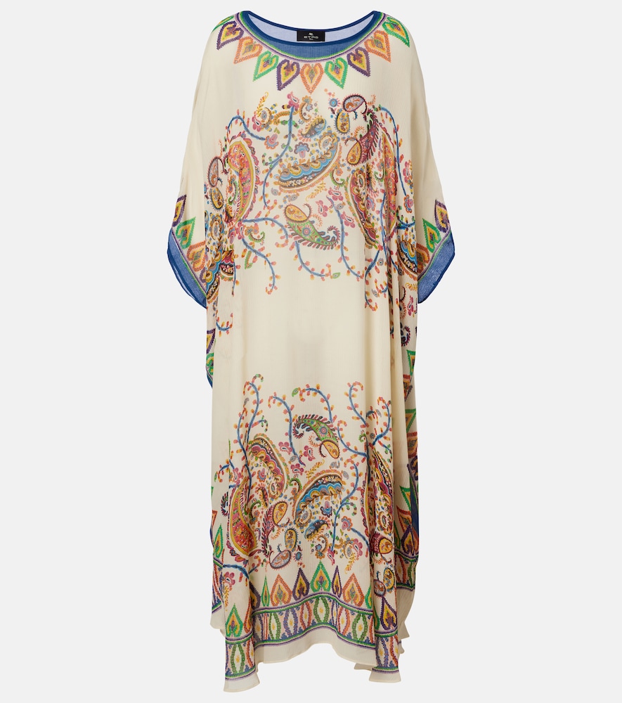 Etro Women's White Paisley Kaftan UK Size 6 - Mytheresa