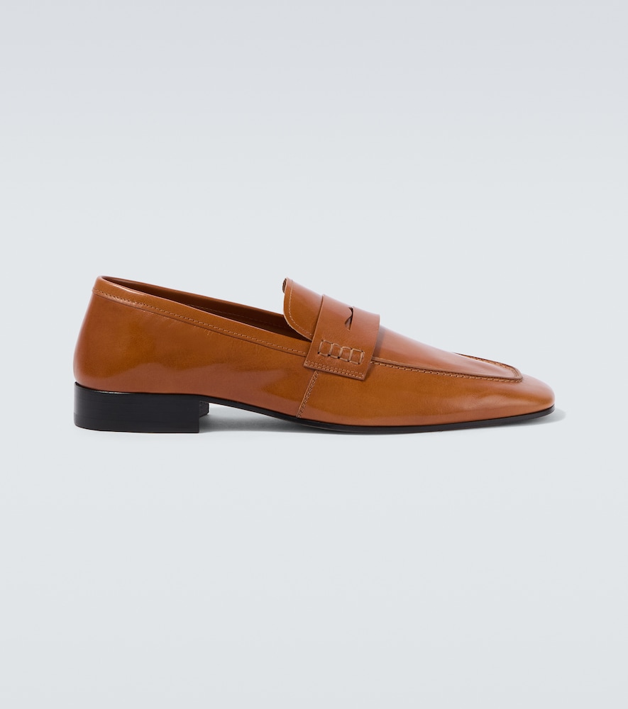 Dries Van Noten Men's Brown Leather Penny Loafers UK Size 5 - Mytheresa