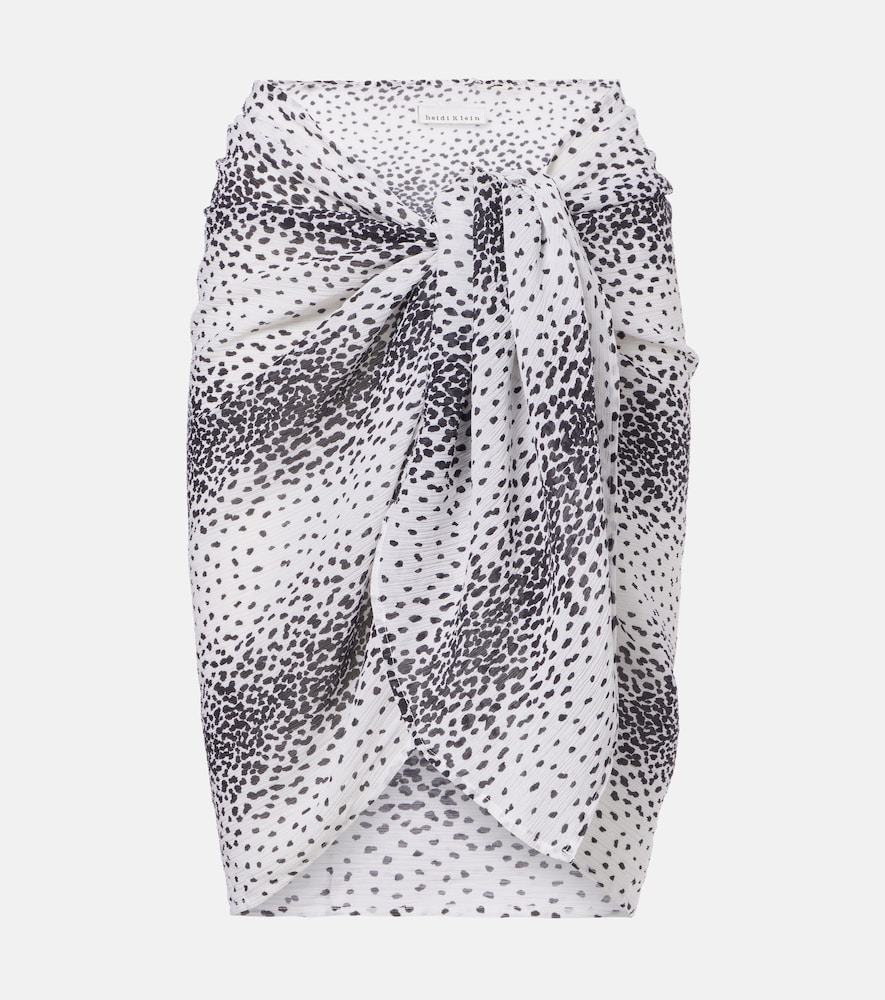 Heidi Klein Icaria cotton and silk beach cover-up
