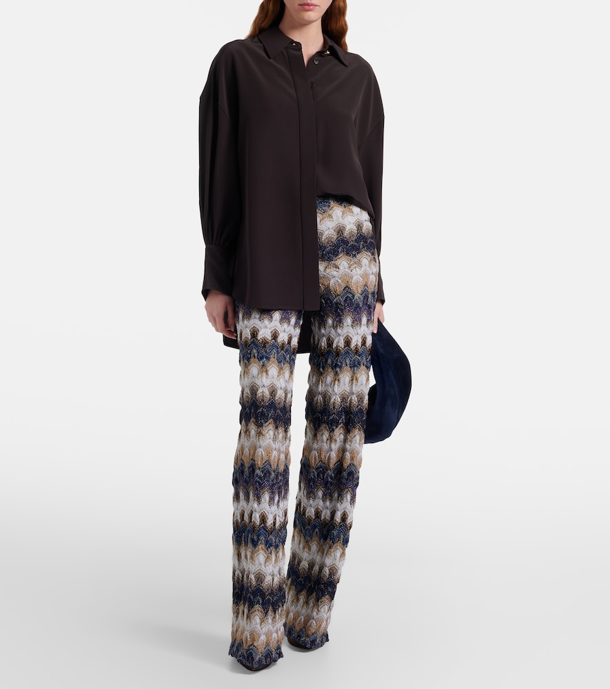  Missoni Missoni Weite Hose Aus Häkelstrick 
