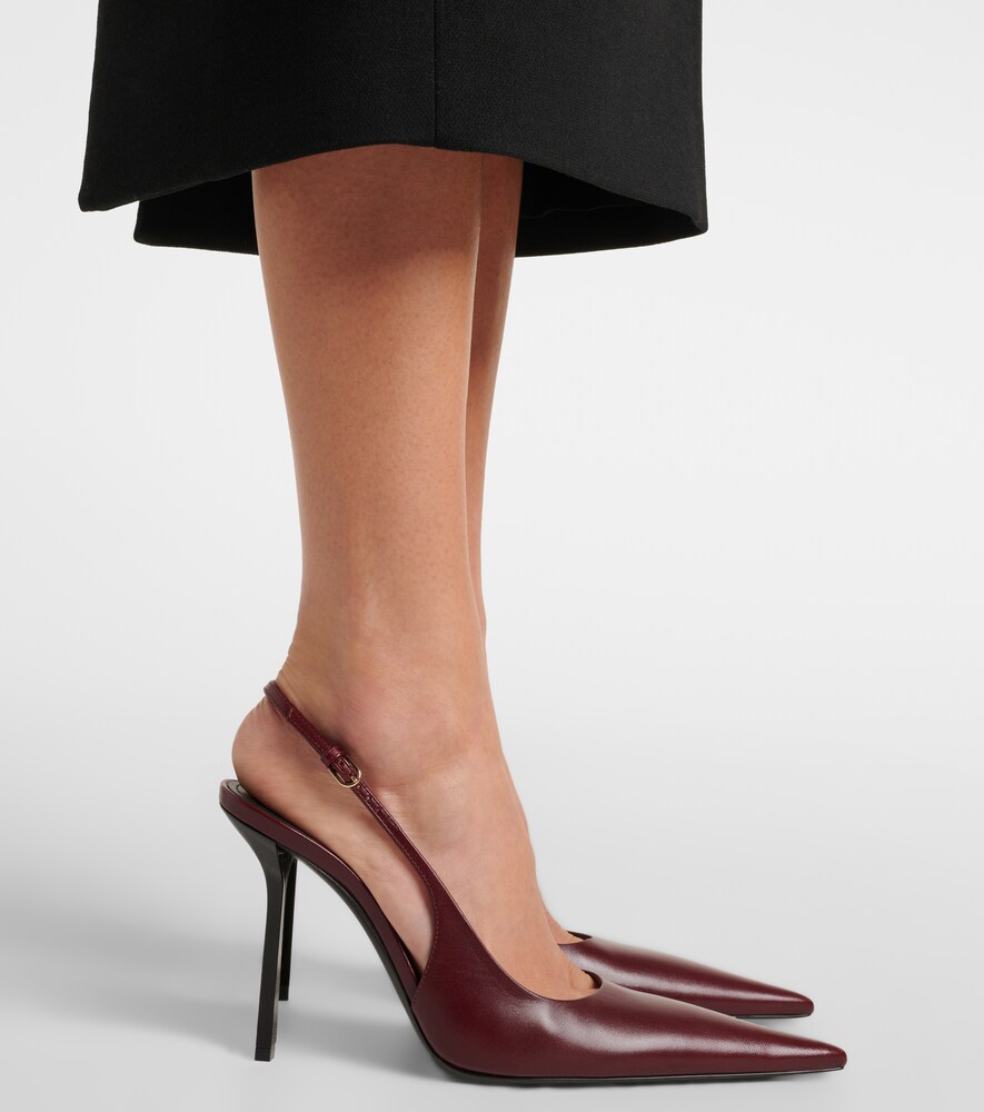 Victoria Leather Slingback Pumps