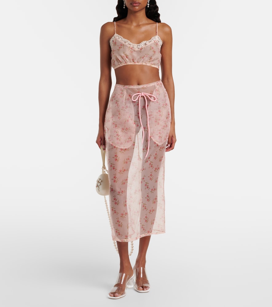  Simone Rocha Simone Rocha Bralette Mit Spitze 
